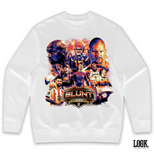 Load image into Gallery viewer, Blunt Breaks 'GOATS' LOOK. Graphic Crew Sweater