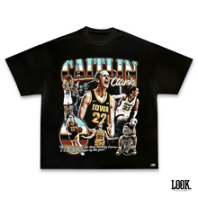 Load image into Gallery viewer, Caitlin Clark 'IOWA' LOOK. Graphic Tee