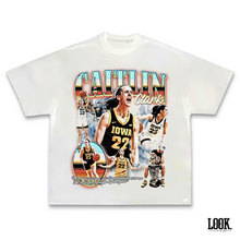 Load image into Gallery viewer, Caitlin Clark 'IOWA' LOOK. Graphic Tee
