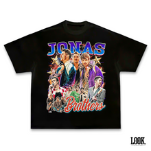 Load image into Gallery viewer, Jonas Brothers 'BURN'N' LOOK. Graphic Tee