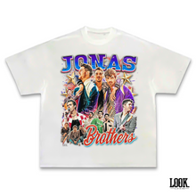 Load image into Gallery viewer, Jonas Brothers 'BURN'N' LOOK. Graphic Tee