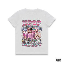 Load image into Gallery viewer, Kpop Demon Hunters 'Saja Boys' - LOOK. Custom Graphic Tee KIDS