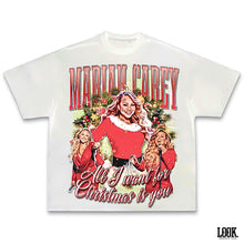 Load image into Gallery viewer, Mariah Carey 'All I Want For Christmas' LOOK. Graphic Tee