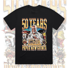 Load image into Gallery viewer, Papua New Guinea '50 Years' Graphic Tee