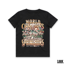 Load image into Gallery viewer, Springboks RWC 'Champs' - LOOK. Graphic Tee (KIDS)