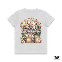 Load image into Gallery viewer, Springboks RWC 'Champs' - LOOK. Graphic Tee (KIDS)