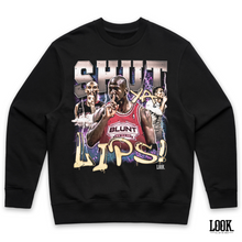 Load image into Gallery viewer, Blunt Breaks 'Shut Ya Lips' LOOK. Graphic Crew Sweater