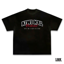 Load image into Gallery viewer, NRL KIWI Podcast Merch LOOK. Graphic Tee