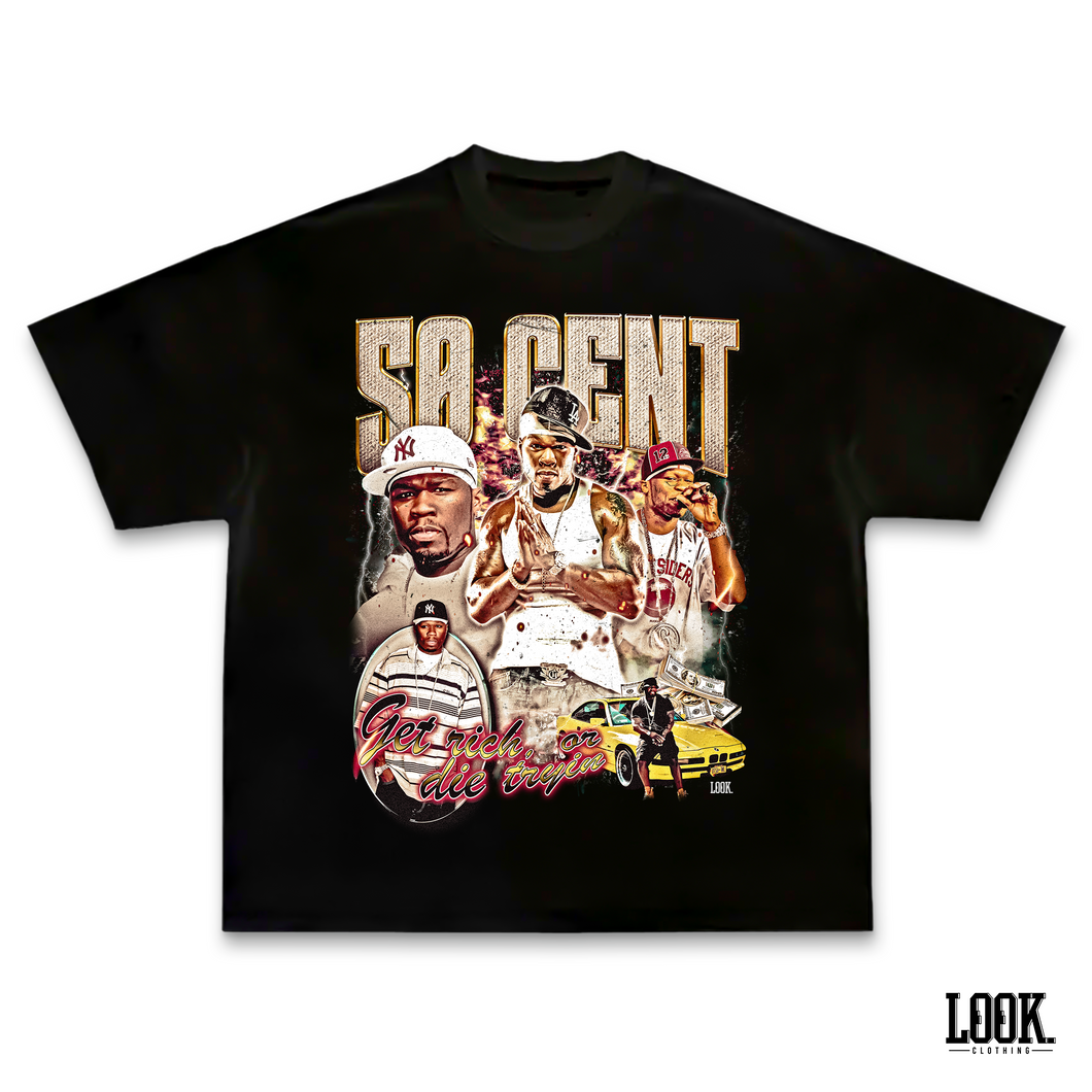 50 Cent 'Get Rich Or Die Tryin' LOOK. Graphic Tee