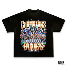 Load image into Gallery viewer, Auckland Blues ‘Champions 24’ LOOK. Graphic Tee
