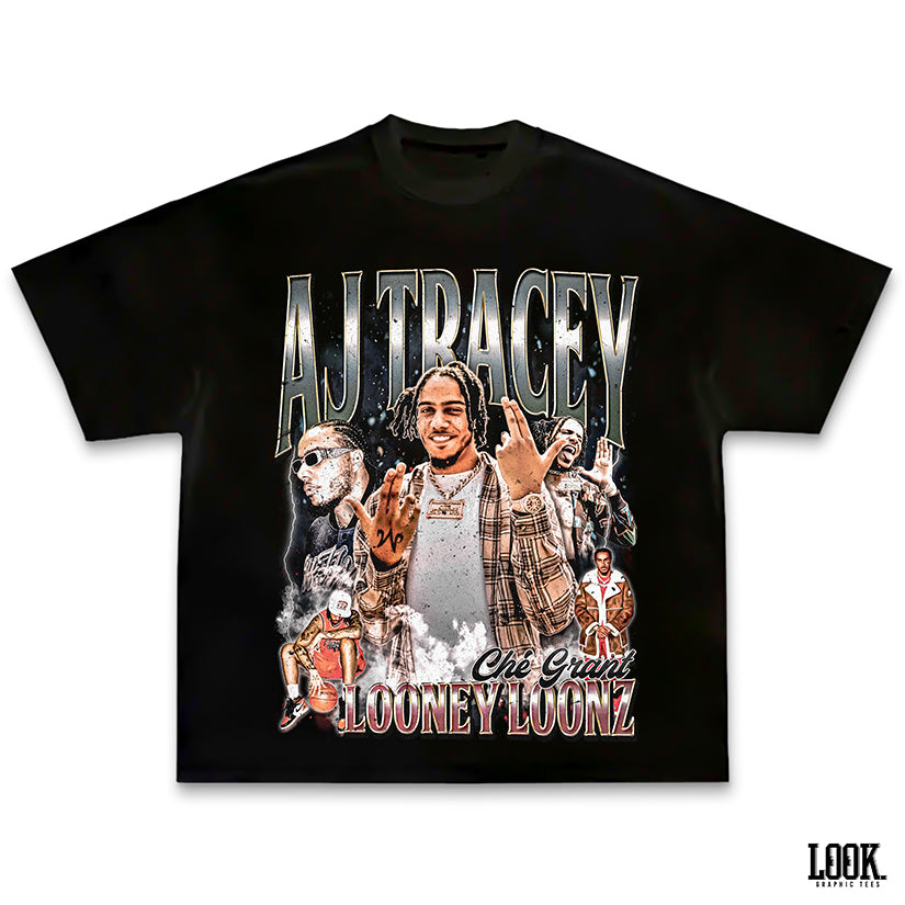 AJ Tracey 'Looney Loonz' - LOOK. Custom Graphic Tee