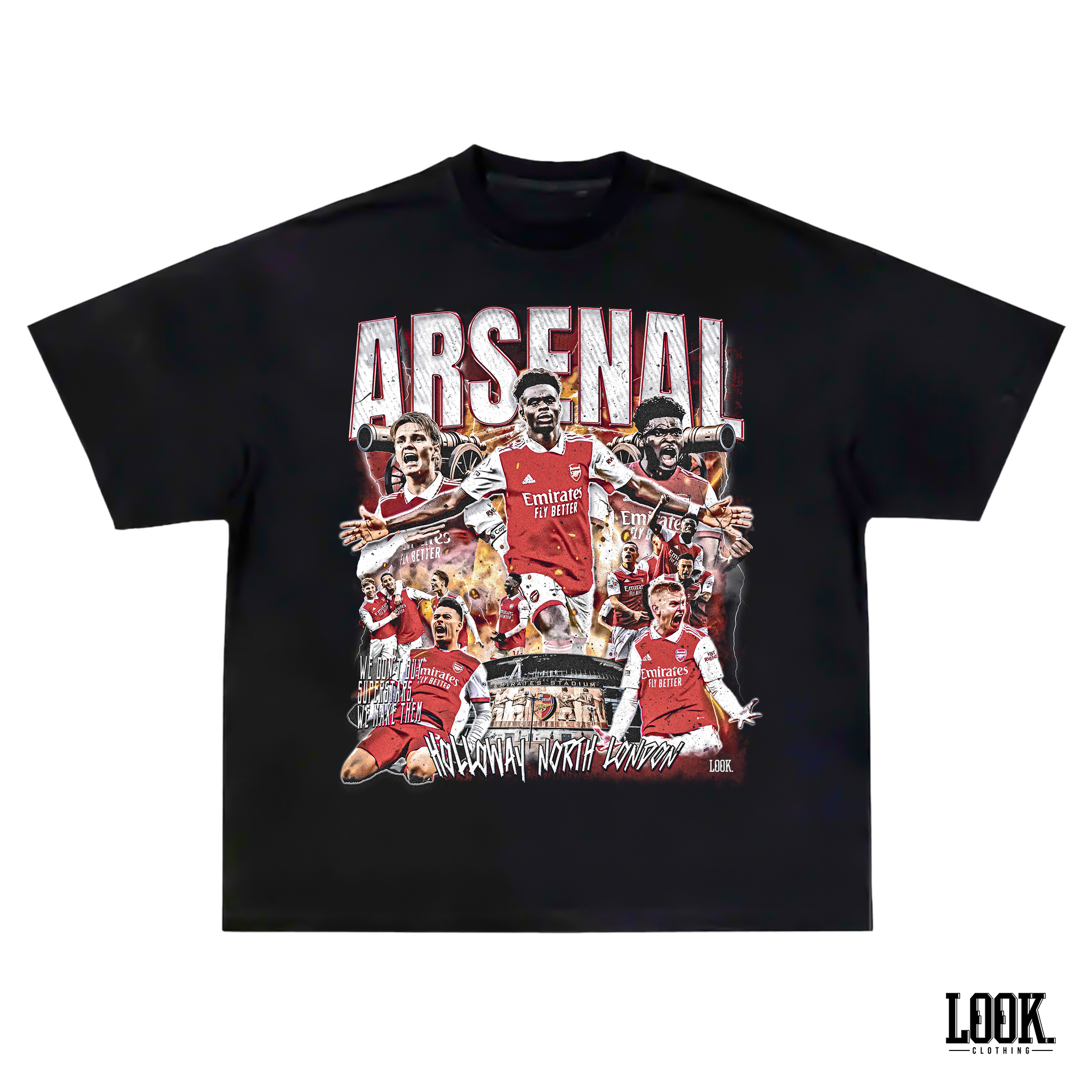 Arsenal F.C '23' LOOK. Graphic Tee – LOOK. Clothing