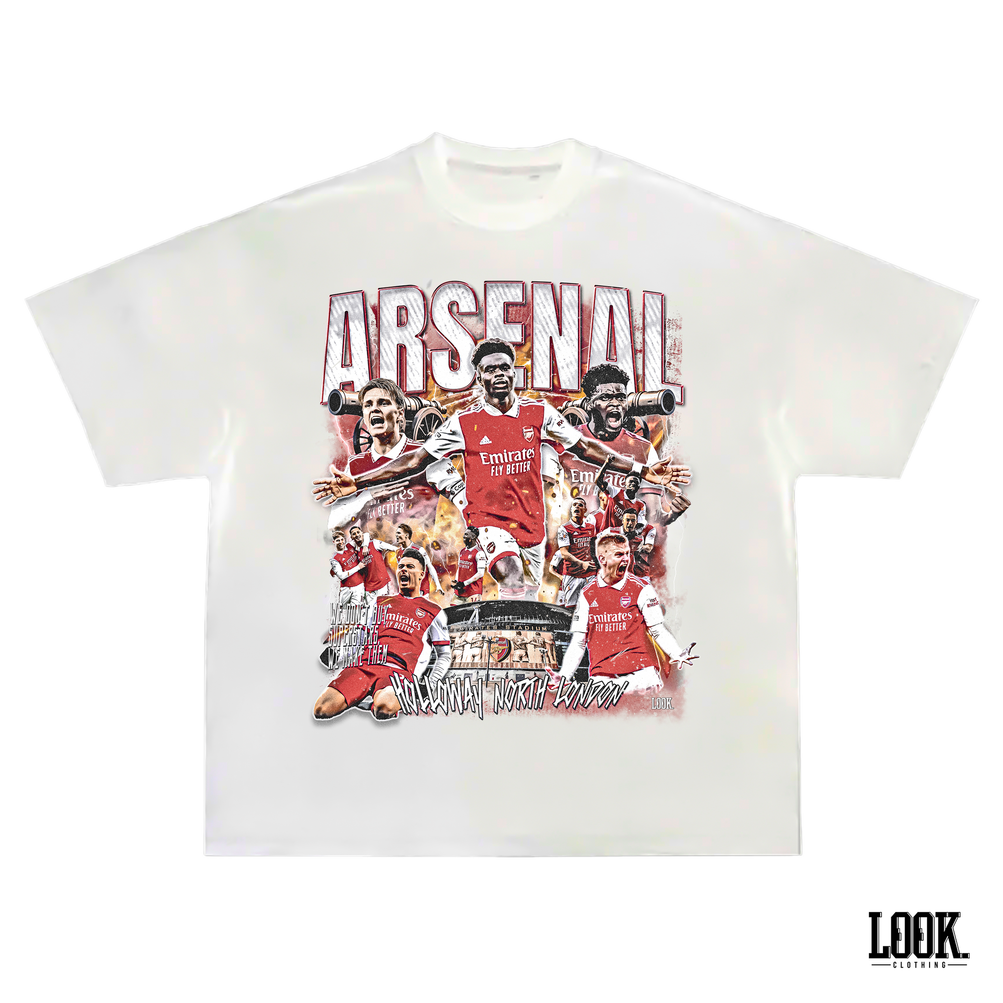 Arsenal F.C '23' LOOK. Graphic Tee – LOOK. Clothing