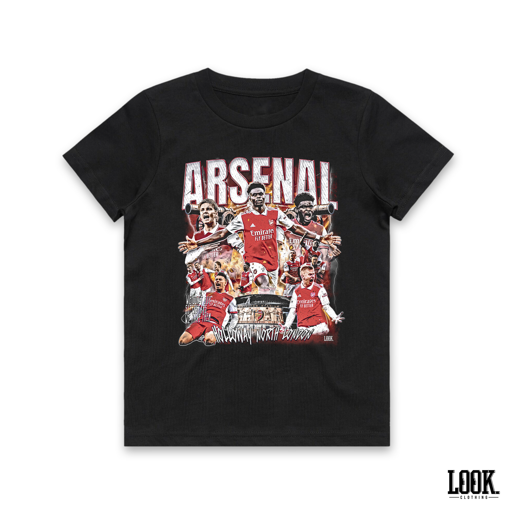Arsenal - LOOK. Graphic Tee (KIDS) – LOOK. Clothing