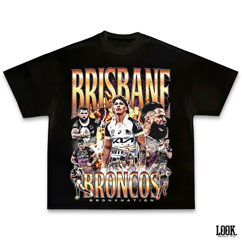 Brisbane Broncos '2025' LOOK. Graphic Tee