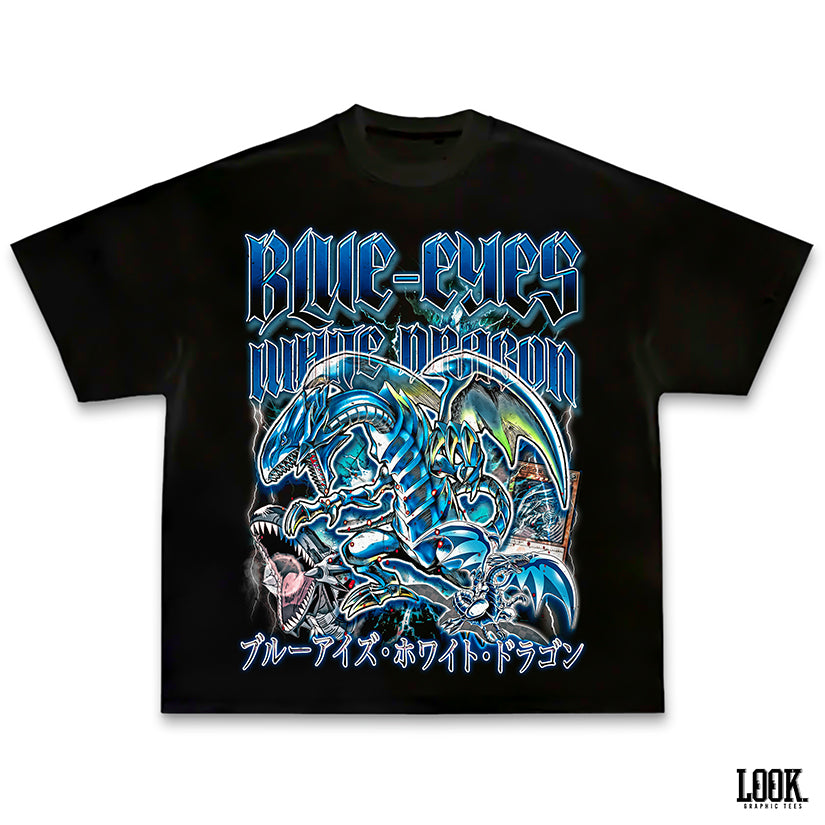 Blue Eyes White Dragon (YuGiOh) LOOK. Graphic Tee