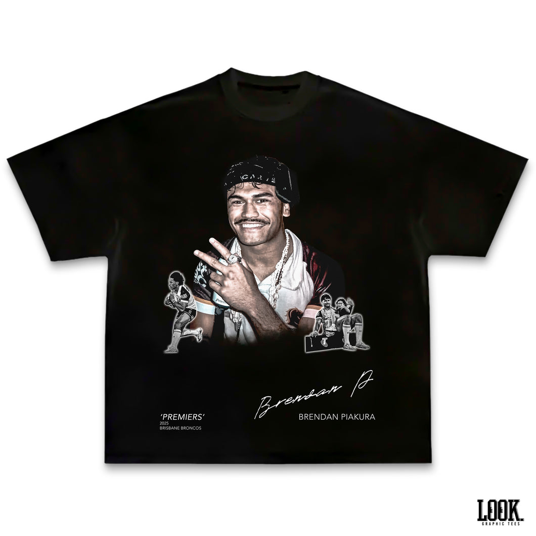Brendan Piakura 'Premiers 2025' - Graphic Tee