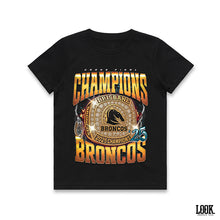 Load image into Gallery viewer, Brisbane Broncos &#39;2025 Champions Ring&#39; - Kids Graphic Tee

