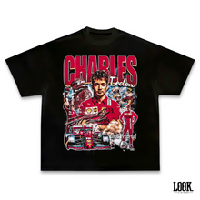 Load image into Gallery viewer, Charles Leclerc LOOK. Graphic Tee

