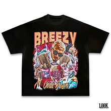 Load image into Gallery viewer, Chris Brown &#39;Breezy&#39; - LOOK. Custom Graphic Tee
