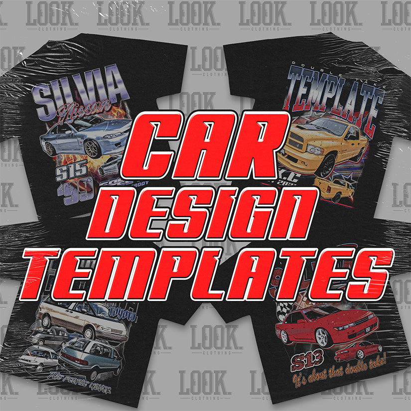 CAR Template Package (Graphic Tee Included)