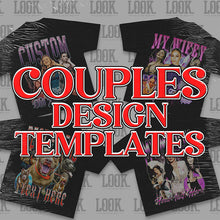 Load image into Gallery viewer, Couples Template Package (Graphic Tee Included)
