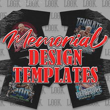 Load image into Gallery viewer, Memorial Template Package (Graphic Tee Included)
