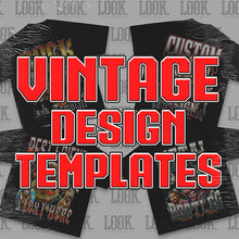 Load image into Gallery viewer, Vintage Template Package (Graphic Tee Included)
