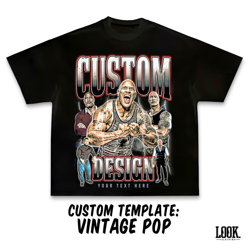 Vintage Template Package (Graphic Tee Included)