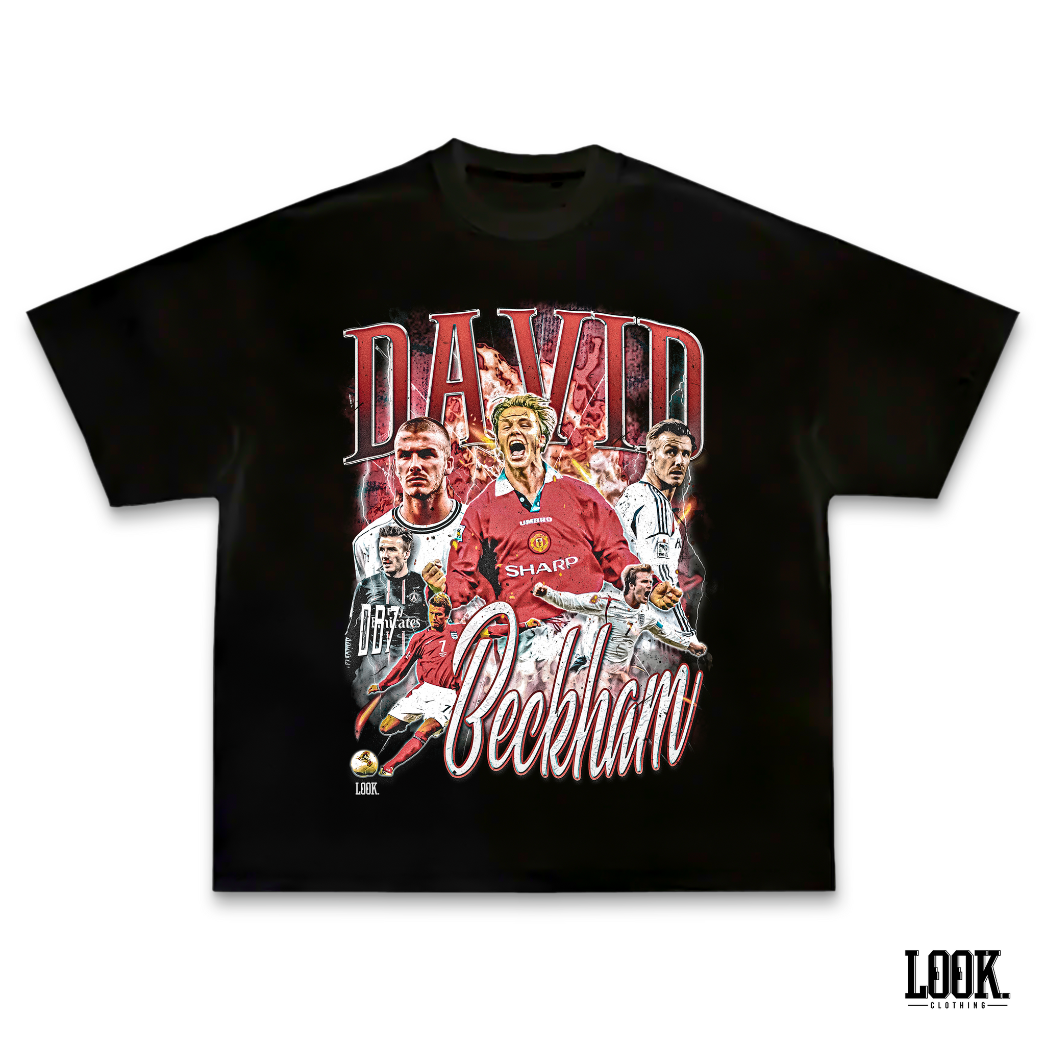 David Beckham 'DB7' LOOK. Graphic Tee – LOOK. Clothing