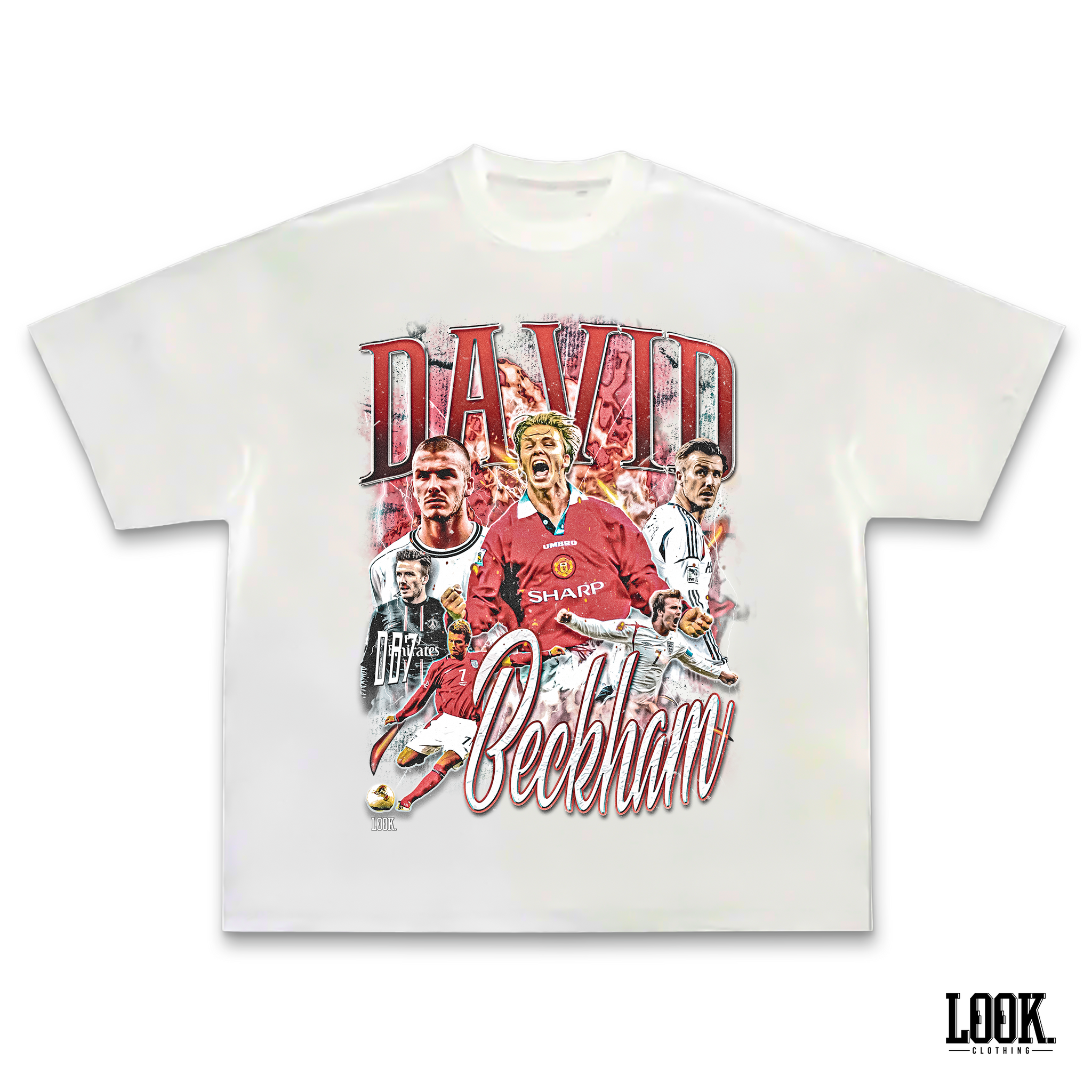 David Beckham 'DB7' LOOK. Graphic Tee – LOOK. Clothing