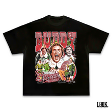 Load image into Gallery viewer, Buddy &#39;ELF&#39; Christmas LOOK. Graphic Tee
