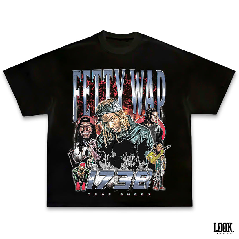 Fetty Wap '1738' - LOOK. Custom Graphic Tee