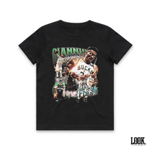 Load image into Gallery viewer, Giannis Antetokounmpo &#39;GreekFreak&#39; - LOOK. Graphic Tee (KIDS)
