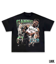 Load image into Gallery viewer, Giannis 'Greek Freak' Antetokounmpo LOOK. Graphic Tee
