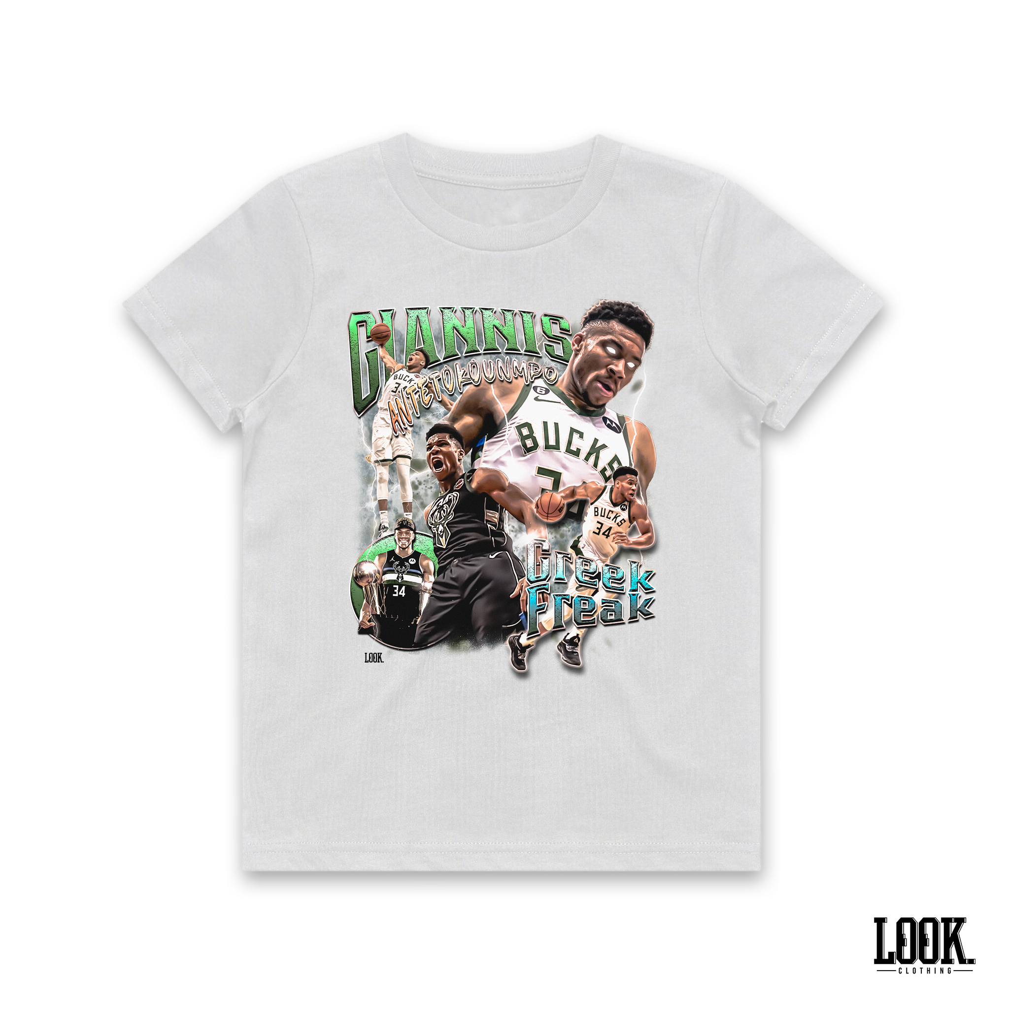 Giannis Greek Freak Antetokounmpo LOOK. Graphic Tee