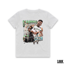 Load image into Gallery viewer, Giannis 'Greek Freak' Antetokounmpo LOOK. Graphic Tee
