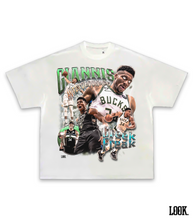 Load image into Gallery viewer, Giannis 'Greek Freak' Antetokounmpo LOOK. Graphic Tee
