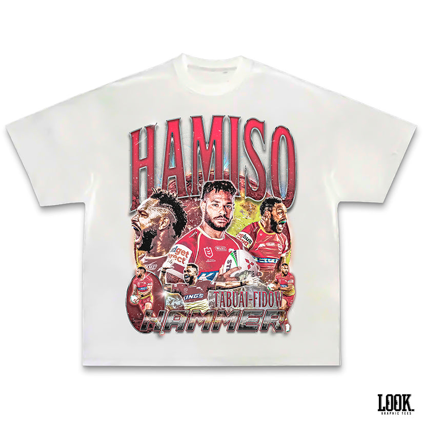 Hamiso Tabuai-Fidow 'HAMMER' - LOOK. Graphic Tee
