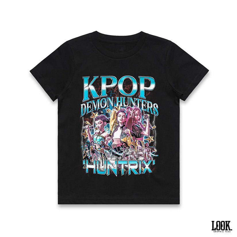 Kpop Demon Hunters 'Huntrix' - LOOK. Custom Graphic Tee KIDS