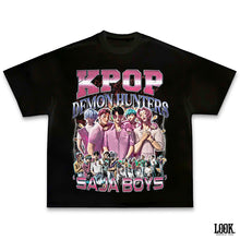 Load image into Gallery viewer, Kpop Demon Hunters &#39;Saja Boys&#39; - LOOK. Custom Graphic Tee
