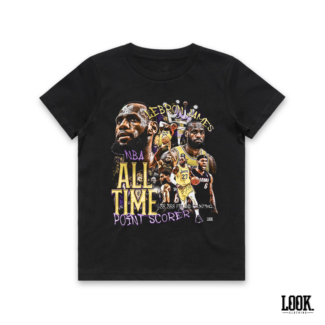 Lebron James 'AllTime' - LOOK. Graphic Tee (KIDS)