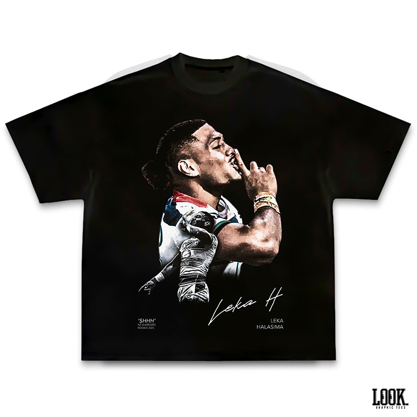 Leka Halasima 'Shh' Moments LOOK. Graphic Tee