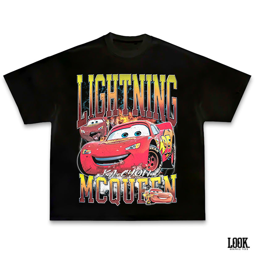 Lightning McQueen 'Cars' - LOOK. Graphic Tee