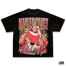 Load image into Gallery viewer, Mariah Carey 'All I Want For Christmas' LOOK. Graphic Tee
