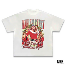 Load image into Gallery viewer, Mariah Carey &#39;All I Want For Christmas&#39; LOOK. Graphic Tee
