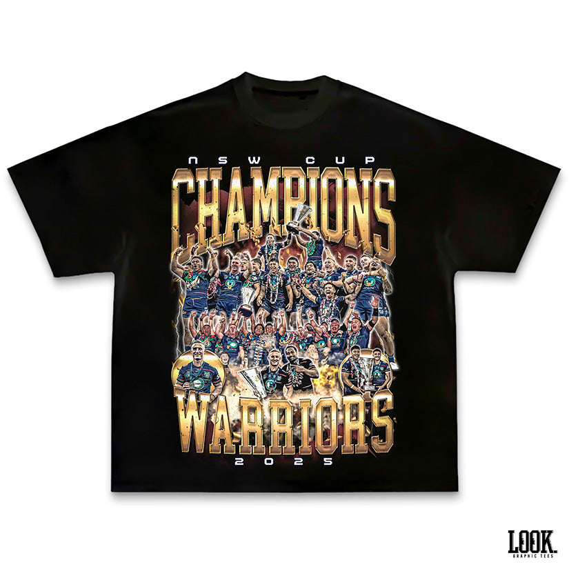 NZ Warriors 'NSW Cup Champions' - LOOK. Graphic Tee
