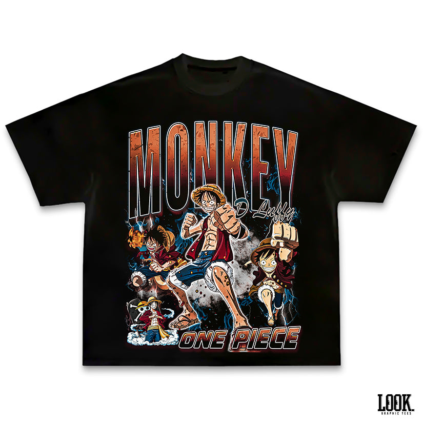 Monkey D Luffy 'One Piece' LOOK. Graphic Tee
