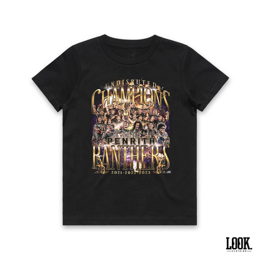 Penrith Panthers 'Undisputed Champs 23' LOOK. Graphic Tee (KIDS)