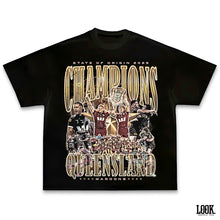 Load image into Gallery viewer, Queensland Maroons State of Origin &#39;CHAMPIONS 25&#39; LOOK. Graphic Tee
